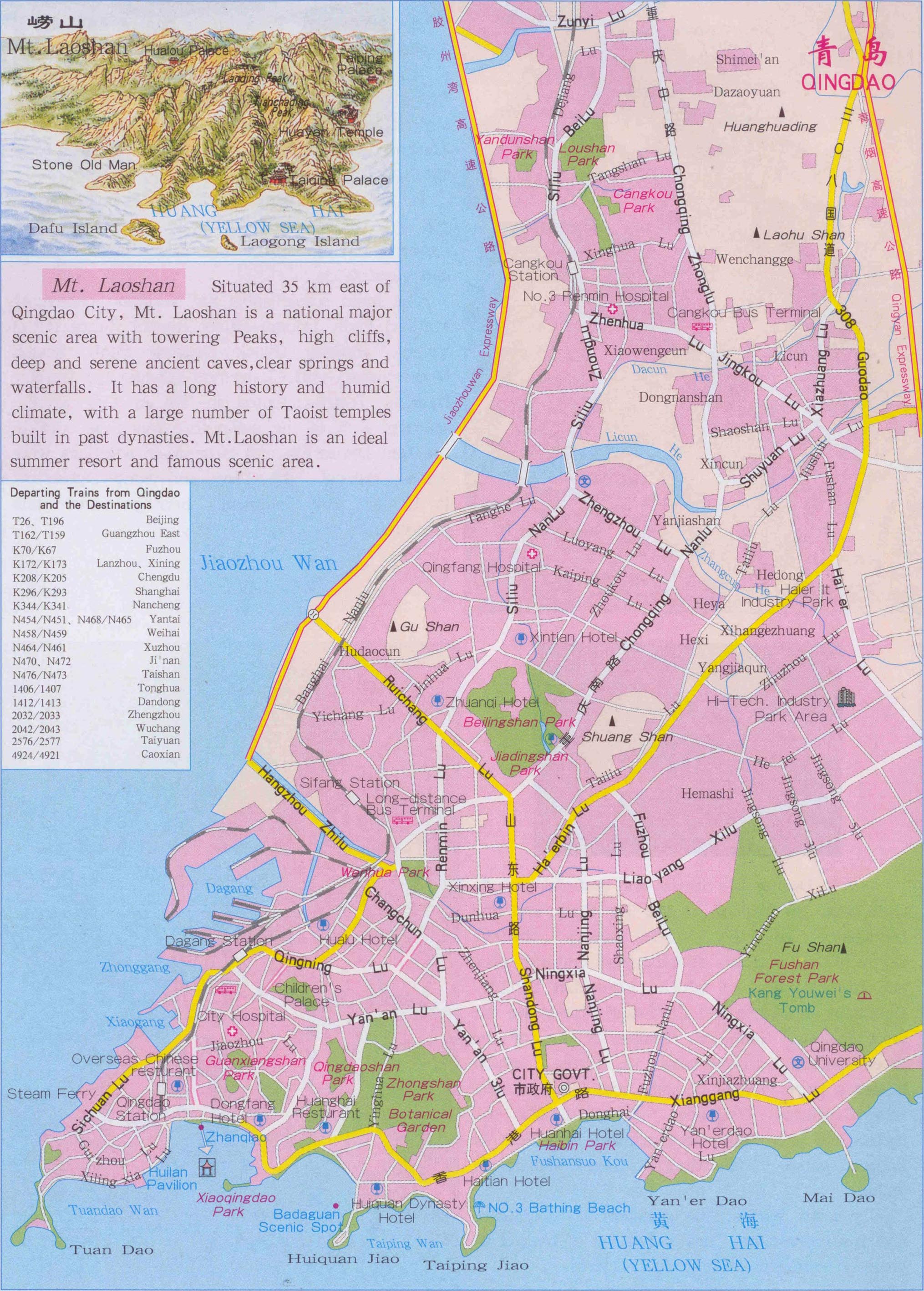 Map Of Qingdao