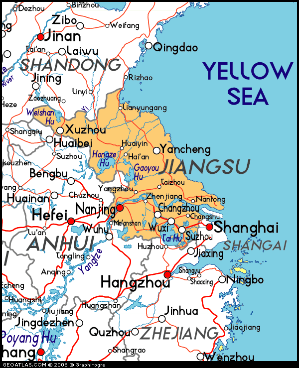 Jiangsu Map